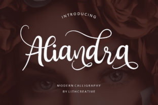 Aliandra Typeface Review: Elevating Editorial Design with Graceful Script Typography