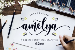 Amelya: A Handwritten Typeface for Editorial Grace