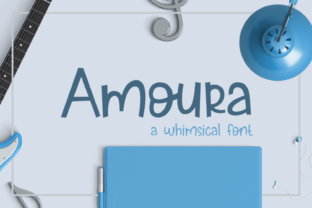 Amoura: A Whimsical Handwritten Typeface for Creative Makers
