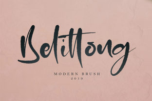 Belittong: The Handwritten Typeface for Authentic Craft Designs