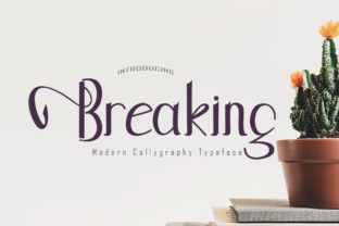 Breaking: A Handwritten Font for Polished Digital Branding