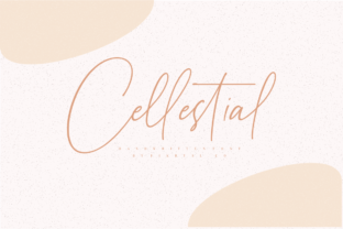 Cellestial Typeface: Elevating Editorial Design with Handwritten Elegance
