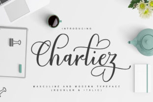 Charliez: A Handwritten Typeface for Editorial Elegance