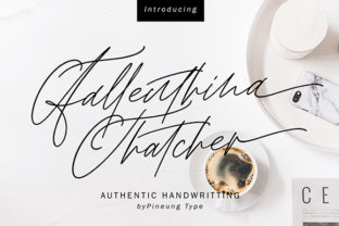 Fallenthina Thatcher: The Handwritten Typeface for Clearer Campaign Visuals