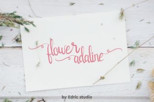 Flower Adaline: A Delicate Script Font for Modern Campaign Design