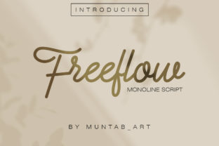 Freeflow Typeface Review: Elegant Script for Modern Brand Identity