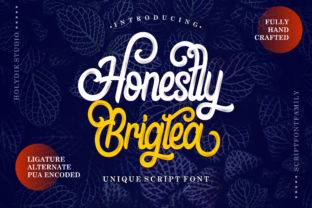 Honestly Brigtea: A Playful Handwritten Font for Crafters and Sellers