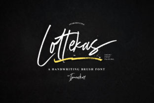 Lottekas: The Handwritten Typeface That Elevates Your Craft Brand