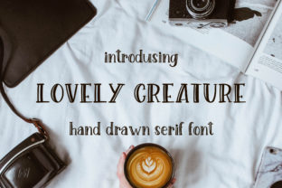 Lovely Creature: A Bold Handwritten Typeface for Creative Makers