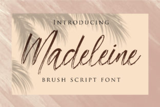 Madeleine: A Modern Script Typeface for Editorial Design
