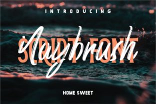 Naybrushy: A Bold Handwritten Typeface for Editorial Impact