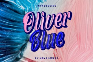Oliver Blue: A Timeless Handwritten Typeface for Crafters and Sellers
