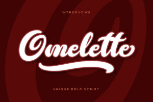 Omelette: A Playful Handwritten Font for Modern Web Design