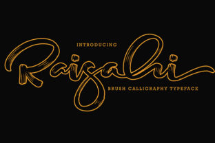 Raisahi: The Handwritten Typeface for Editorial Design