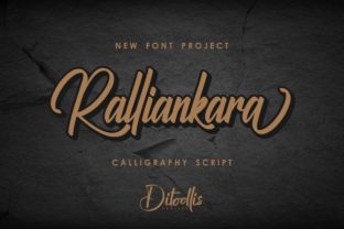 Ralliankara: A Handwritten Typeface for Editorial Design
