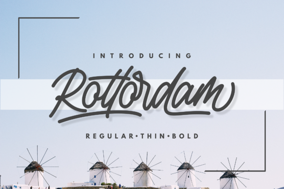 Rottordam: A Modern Handwritten Typeface for Crafters and Sellers