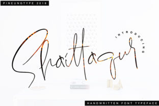 Shaittaqur Typeface Review: Bold Handwritten Personality for Brand Identity
