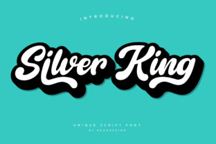 Silver King: The Bold Handwritten Typeface for Scroll-Stopping Visuals