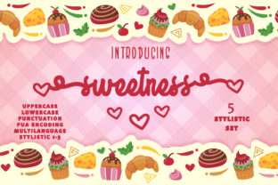 Sweetness Typeface: A Handwritten Script for Modern Brand Identity