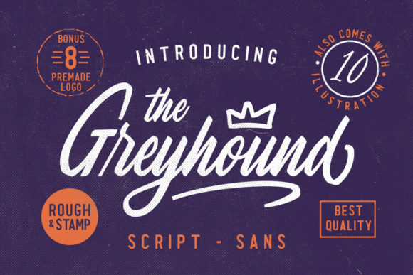 The Greyhound Family: A Soft Retro Typeface for Editorial Design