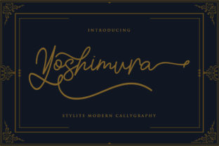 Yoshimura: A Handwritten Typeface for Authentic Brand Identity