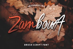 Zambowa: The Bold Handwritten Typeface for High-Impact Campaigns